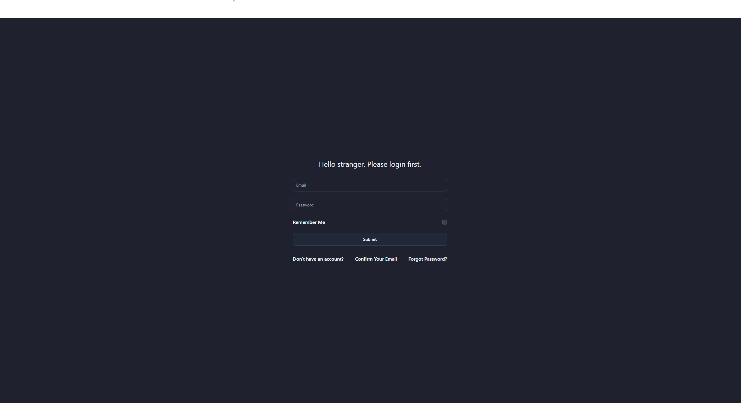 Login Page